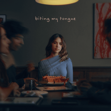 biting my tongue album cover