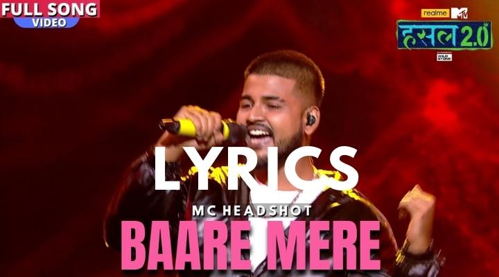Baare Mere Lyrics