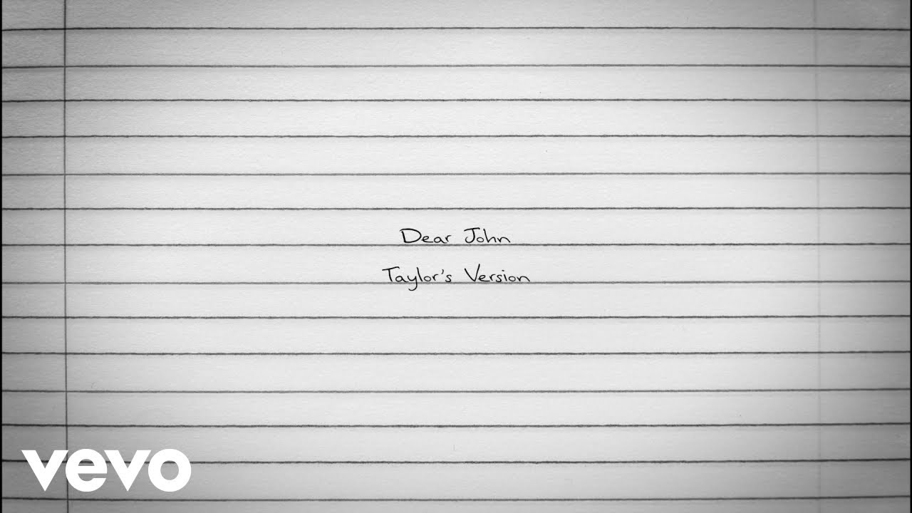 Dear John (Taylor’s version) Lyrics