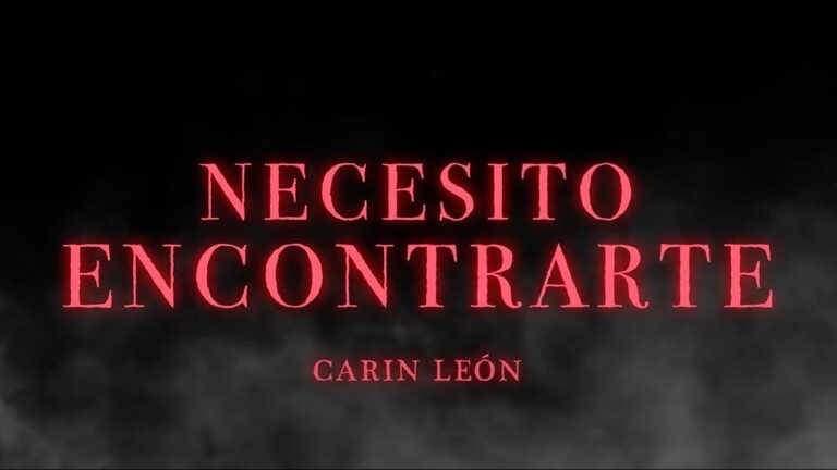Necesito Encontrarte Lyrics In English Translation