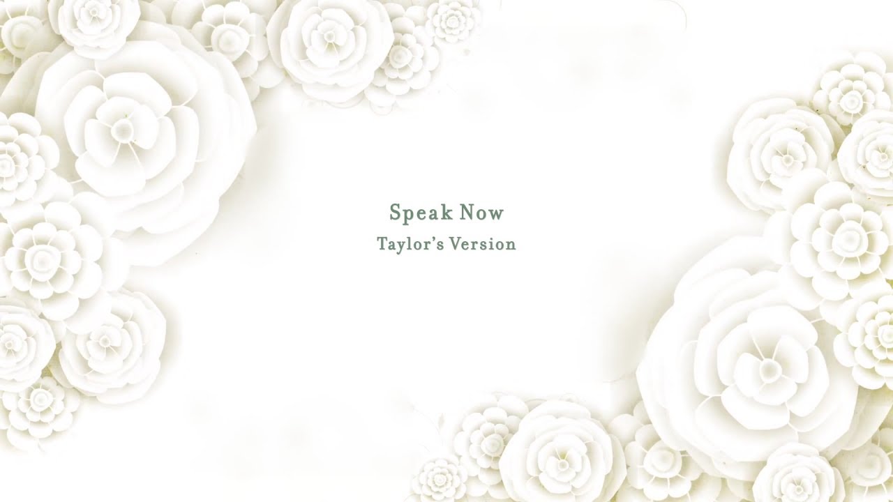 Speak Now (Taylor’s Version) Lyrics