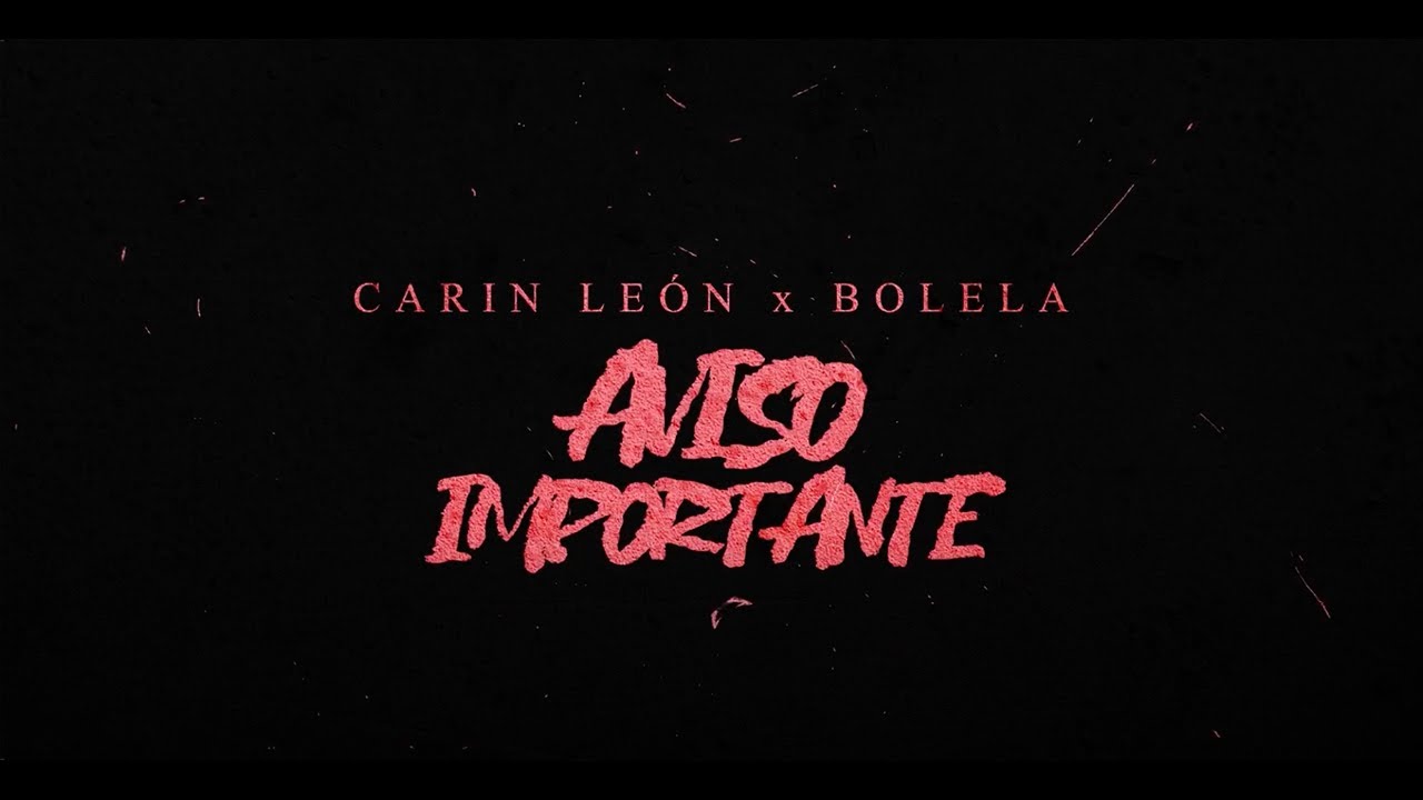Aviso importante Lyrics