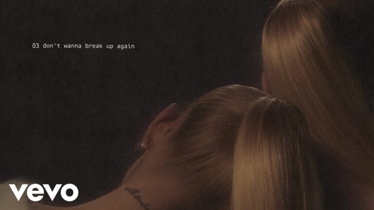 don’t wanna break up again Lyrics