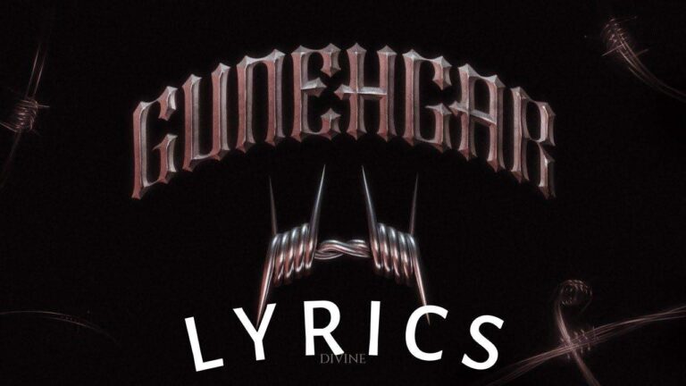 gunehgar hindi rap song lyrics