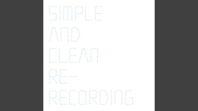 Simple And Clean Lyrics