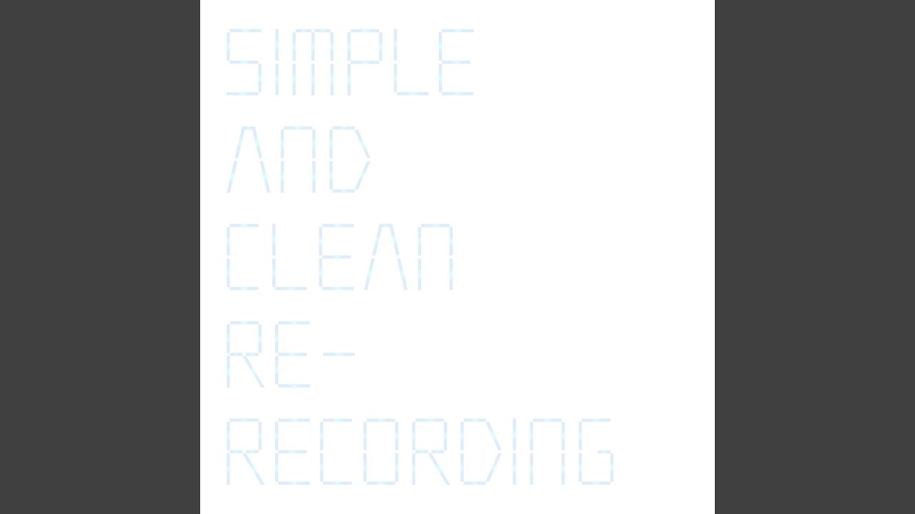 Simple And Clean Lyrics