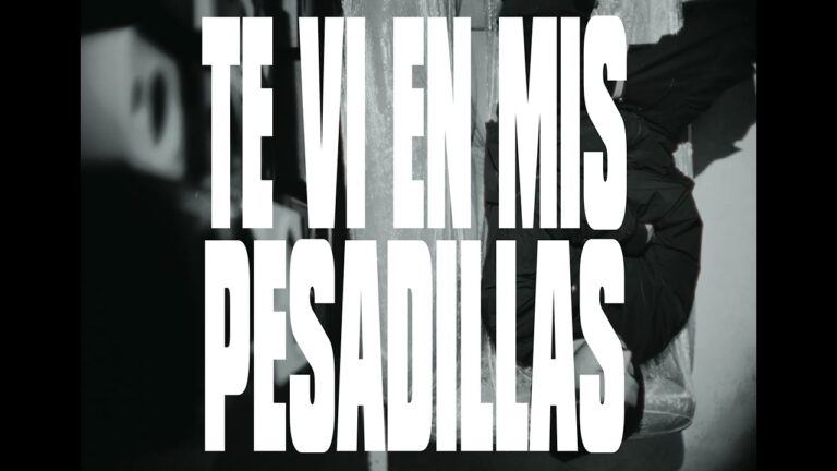 TE VI EN MIS PESADILLAS Lyrics